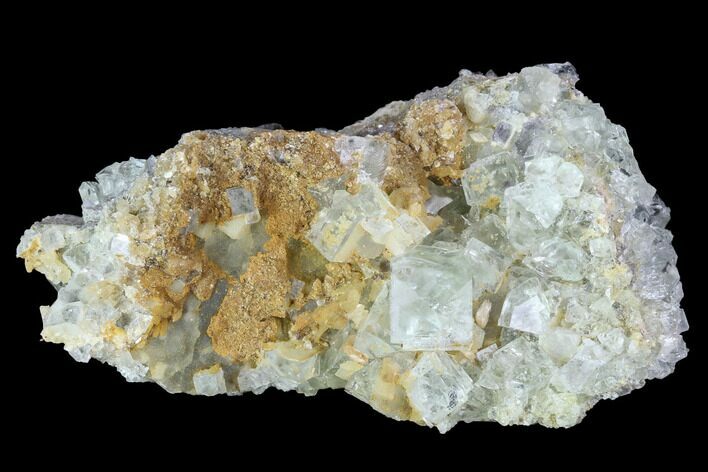 Green Fluorite Crystal Cluster - Mongolia #100742